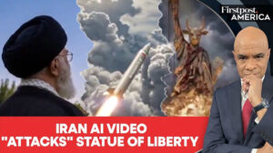 Ce vrea să însemne noul clip AI apocaliptic al Iranului? Statuia Libertății cu chipul lui Baal, vizată de o rachetă balistică